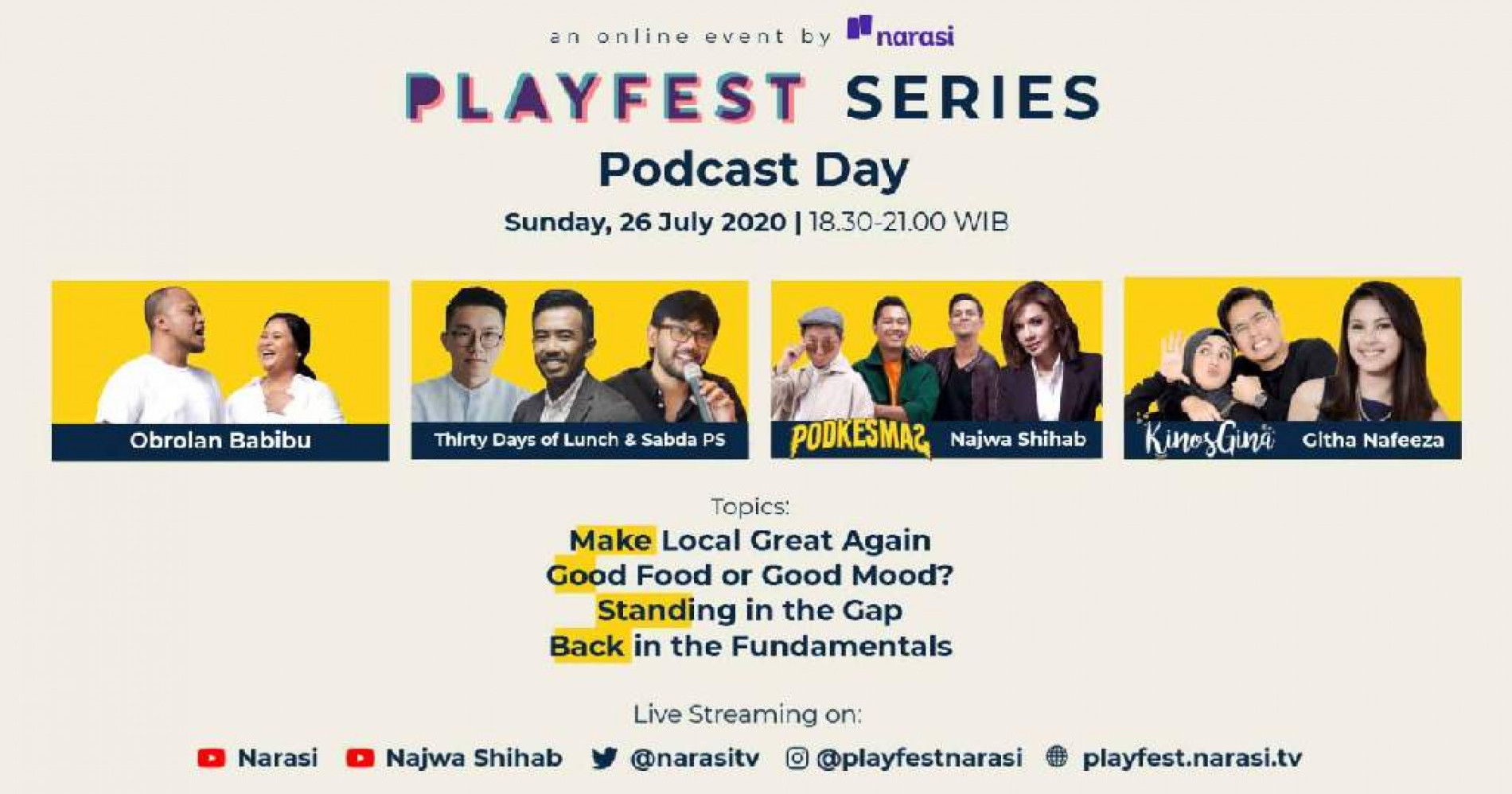Playfest Series: Podcast Day