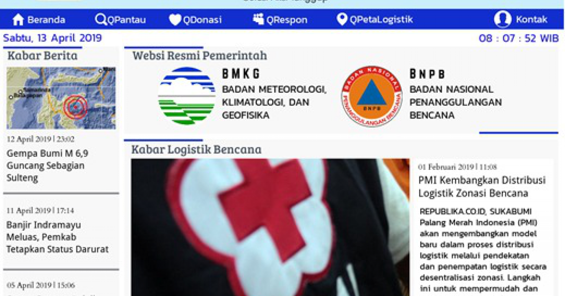 Media Bantuan Korban Paska Bencana Berbasis Website Terintegrasi (Sumber : Asus, Picture)