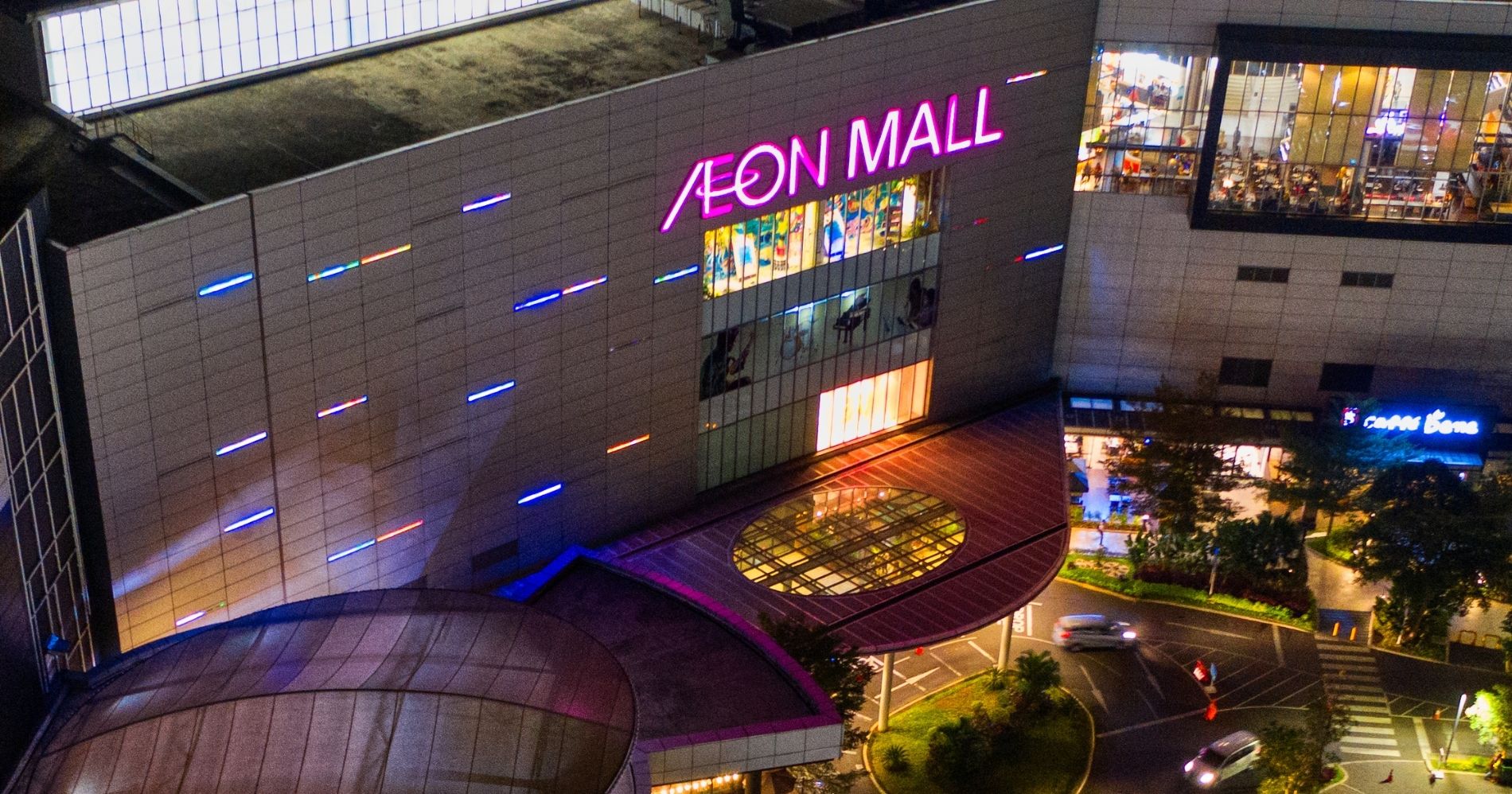 AEON Mall Sentul City Dijual Illustration Web Bisnis Muda - Canva