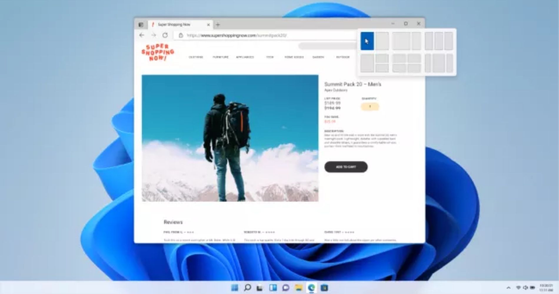 Snap Layout Windows 11 Illustration Web Bisnis Muda - Microsoft