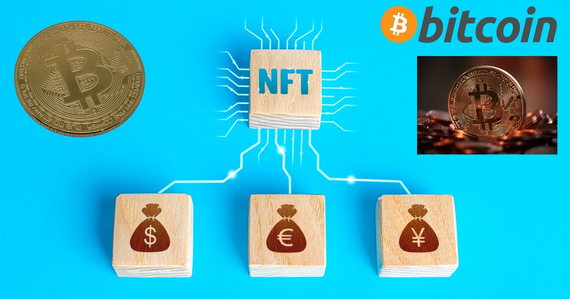 Ilustrasi Gambar NFT dengan Bitcoin - Bisnis Muda - Canva.com