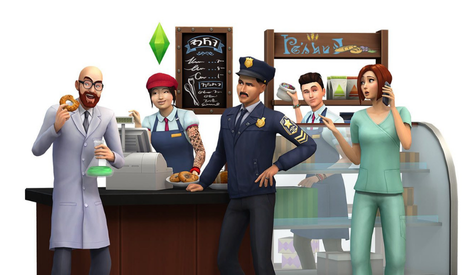 The Sims - Illustration Web Bisnis Muda