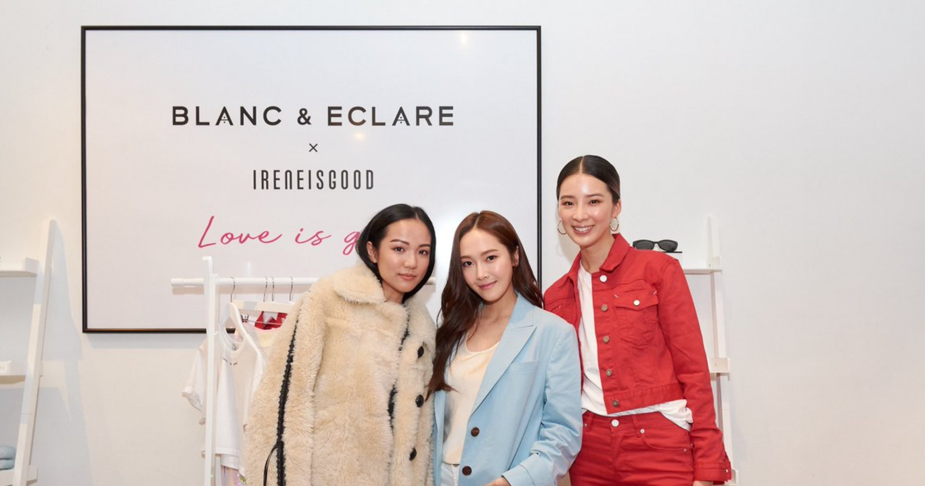 Yoyo Cao dan Irene is Good di acara BLANC & ECLARE x Keds yang dihosting oleh Jessica Jung (Sumber gambar: Twitter @BLANC_ECLARE)