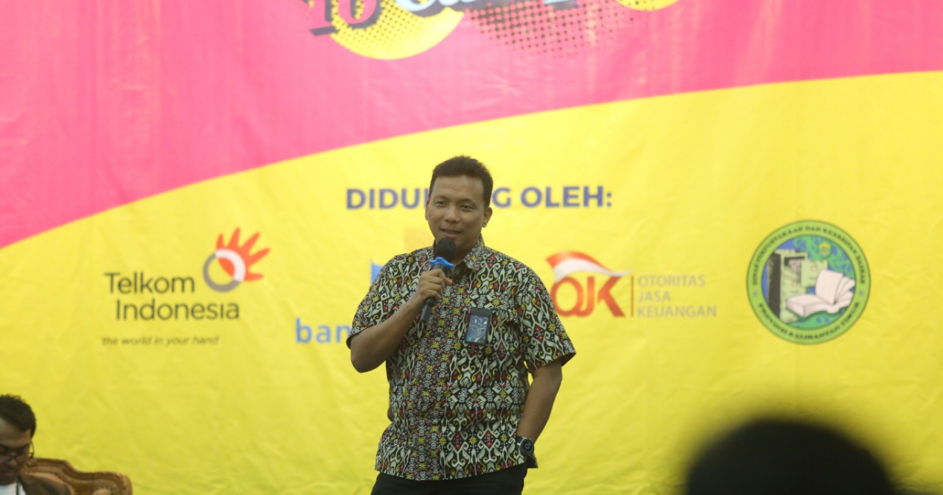Manager Government SVC - Telkom Indonesia Samarinda Juned Drajat Prasetyo. (Dokumentasi Tim BGTC)