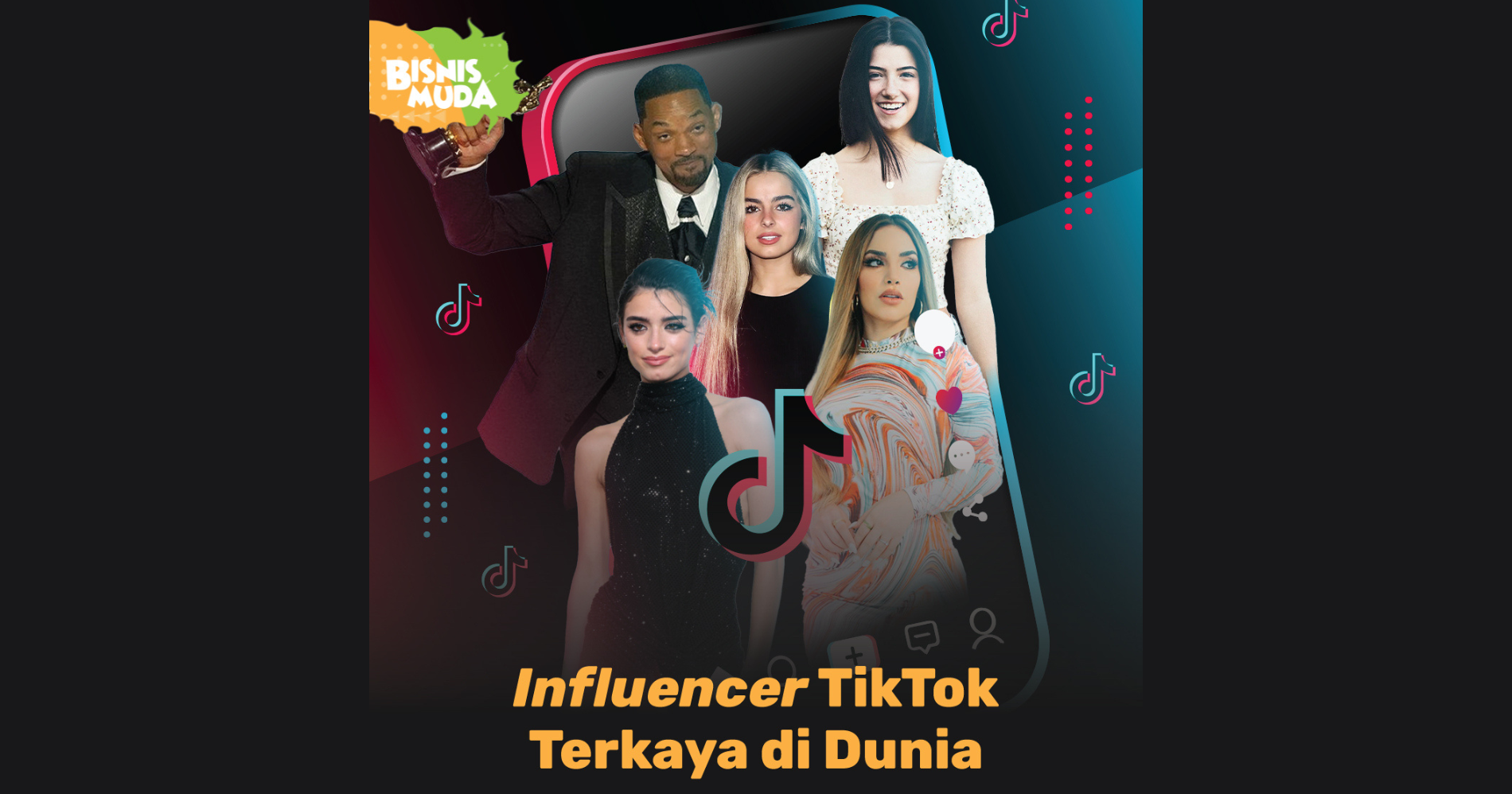 Influencer Tiktok. (Foto: Instagram Bisnis Muda)