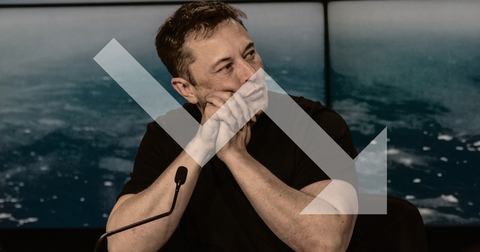 Elon Musk Rugi. (Ilustrasi: Bisnis)