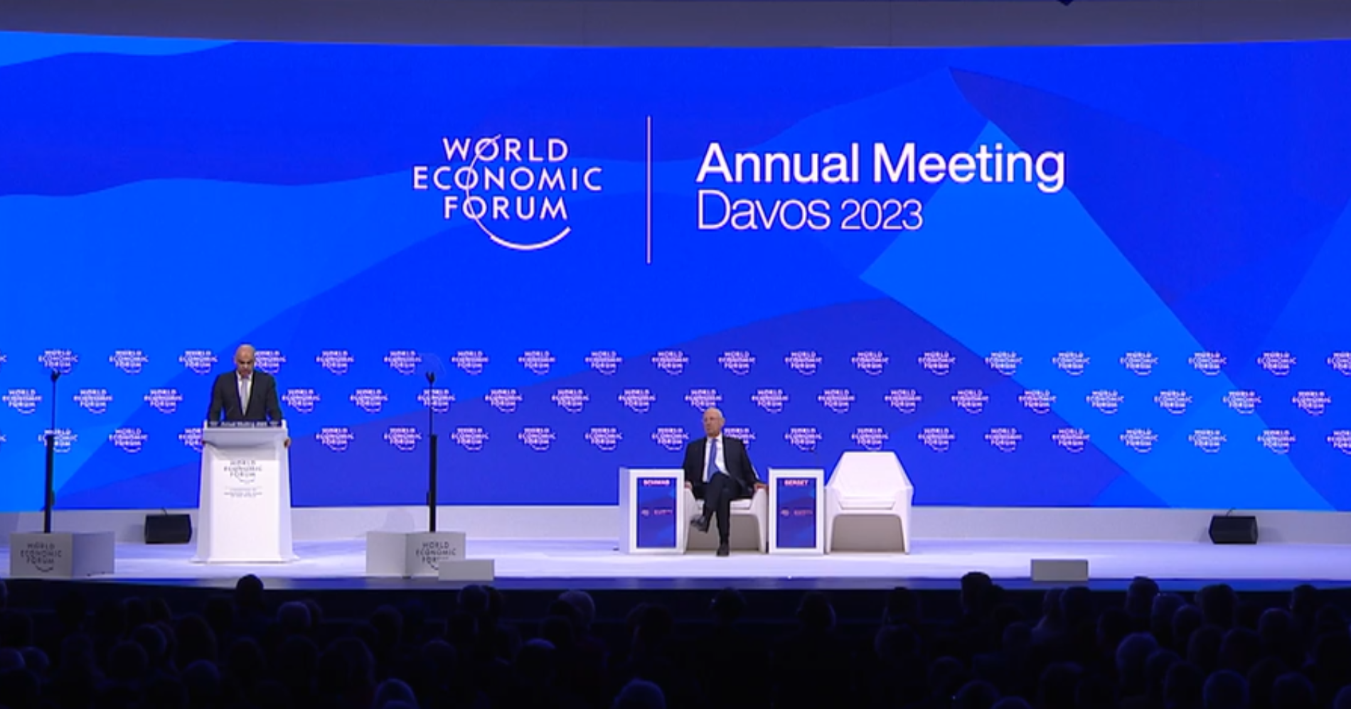 World Economic Forum. (Foto: Live Streaming Website WEF)
