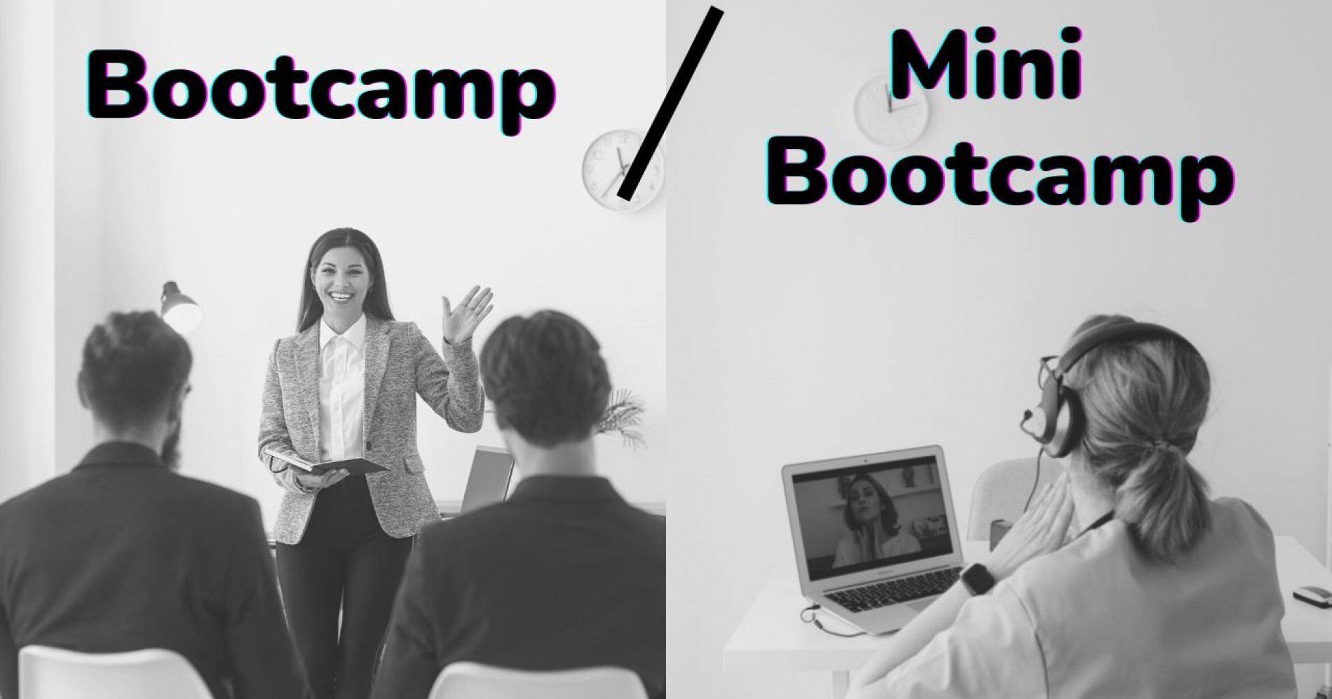 Perbedaan Bootcamp dan Mini Bootcamp. Image: Canva
