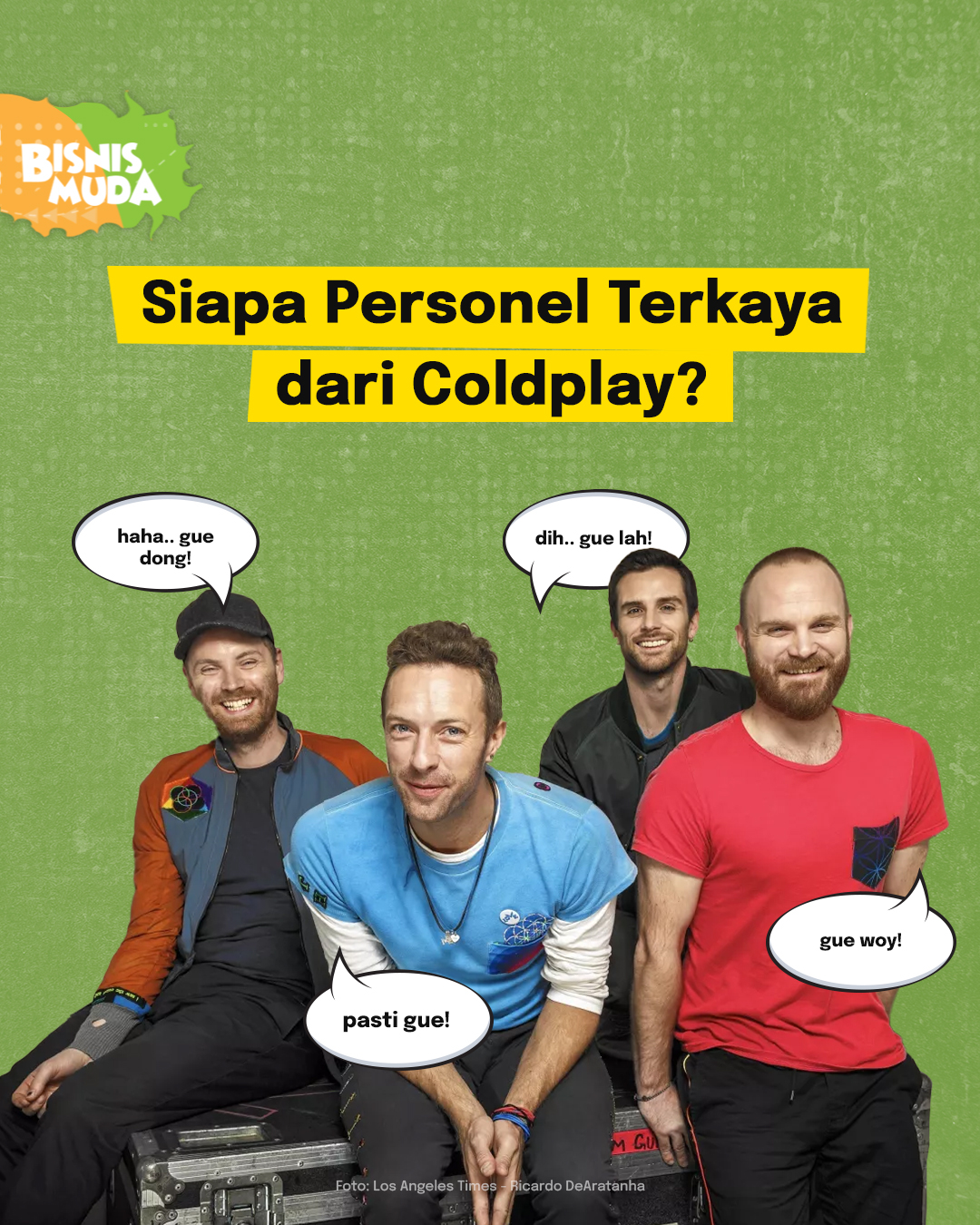 Siapa Personel Coldplay yang Paling Kaya?