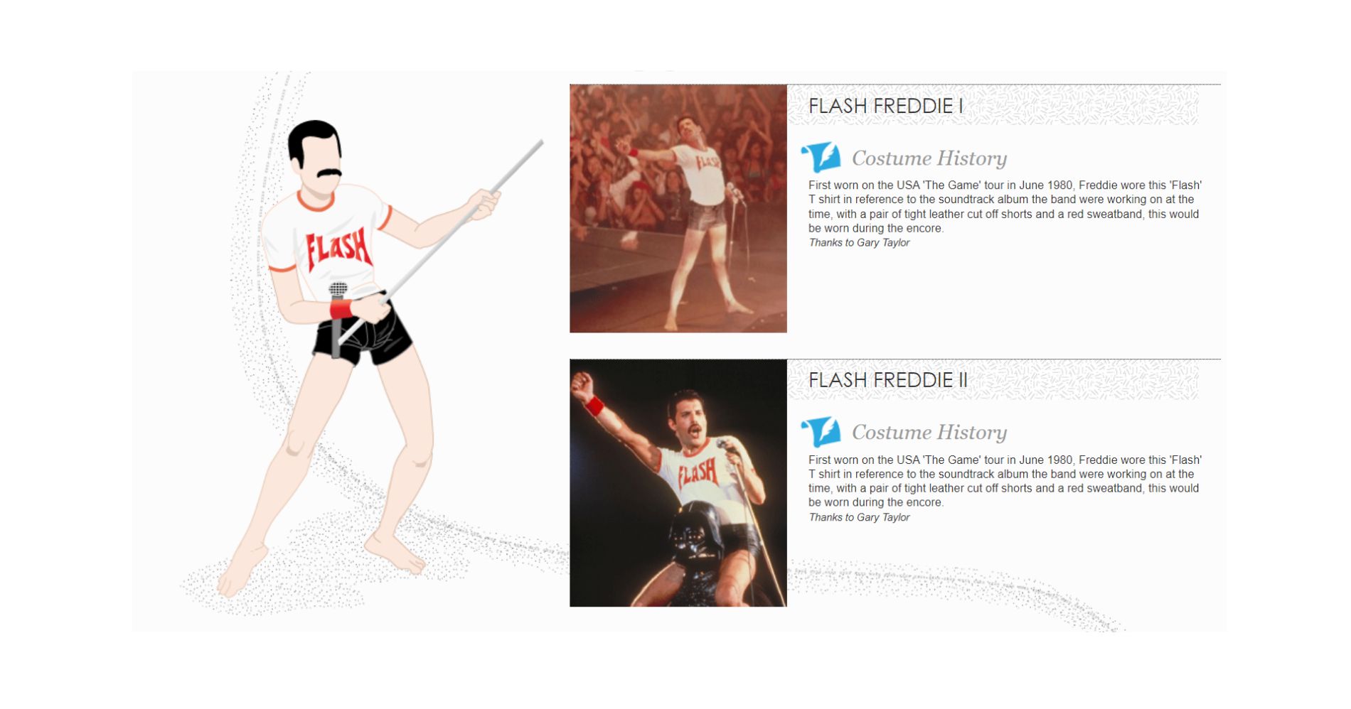 Sejarah Kaos Flash Freddie Mercury - Image: