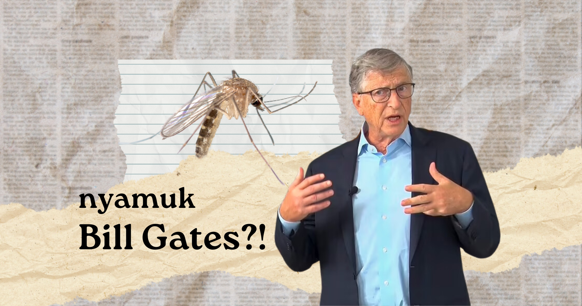 Nyamuk Bill Gates? (canva)