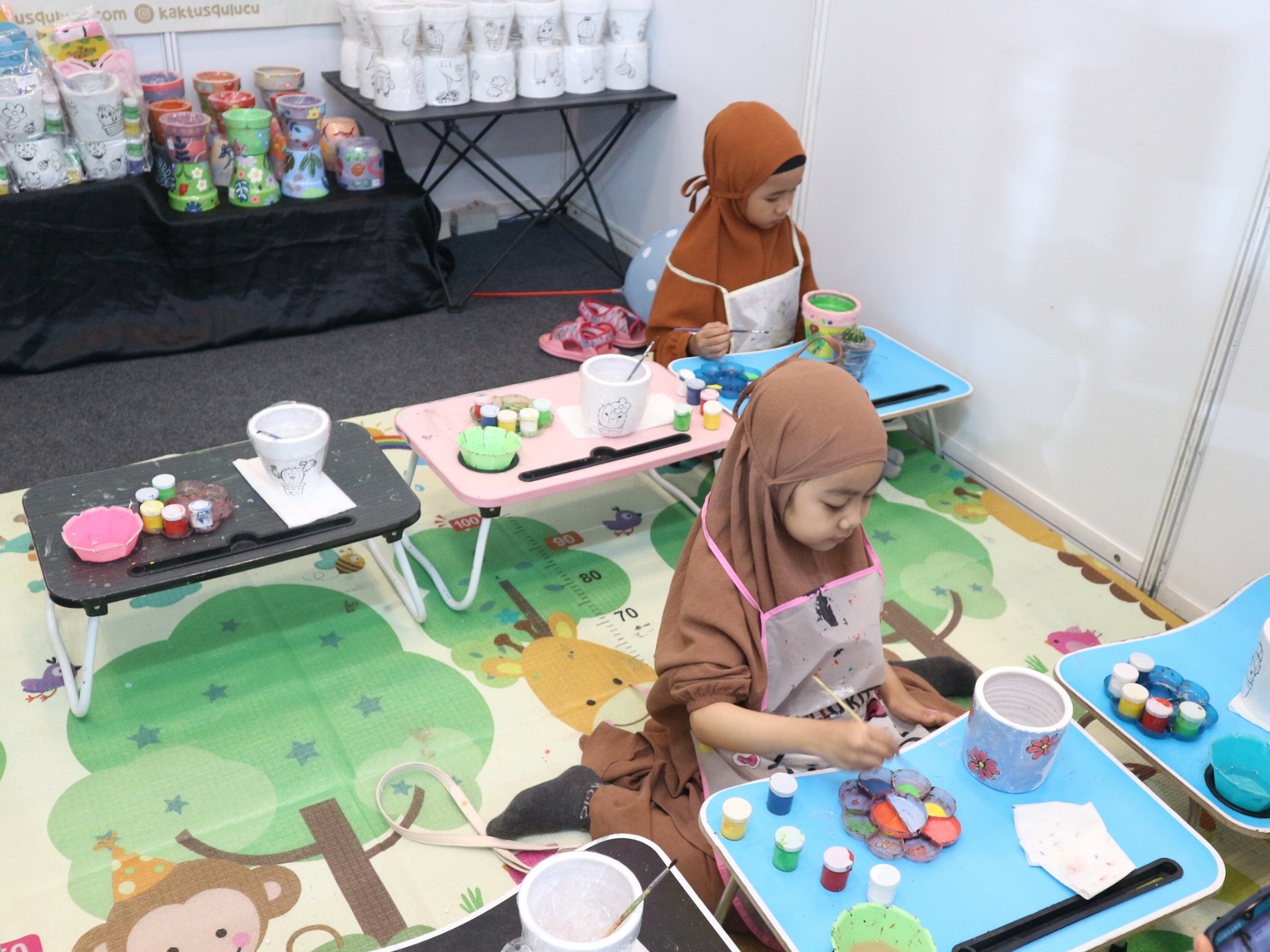 Pojok Booth Kaktusqulucu turut meramaikan gelaran Halal Fair-HIITS 2023 Tangerang