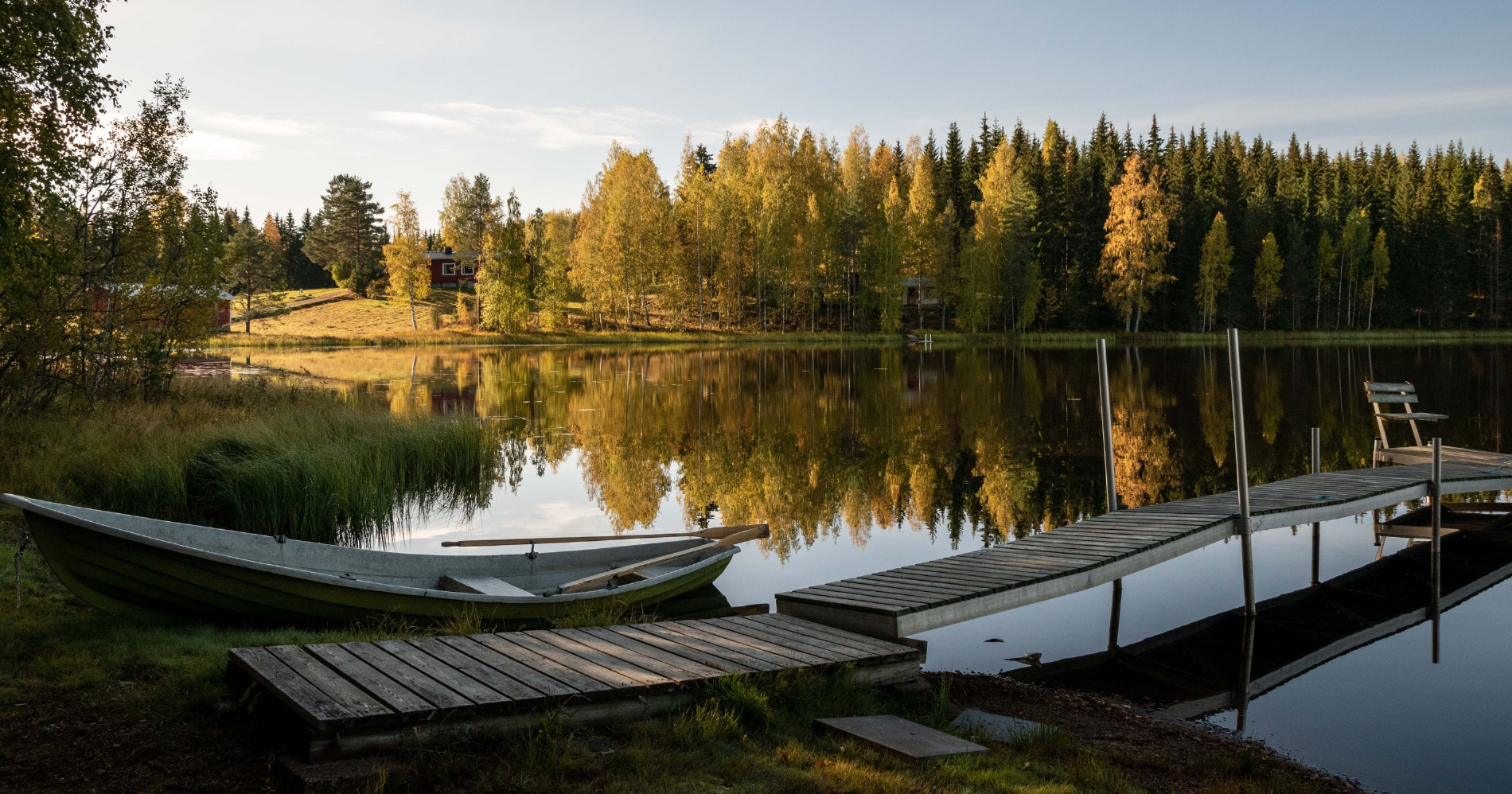 Pemandangan danau di Finlandia./Canva