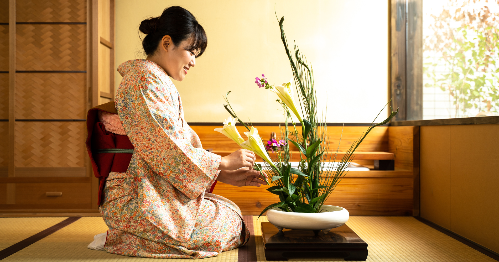 Ilustrasi Ikebana (Sumber gambar: Canva)