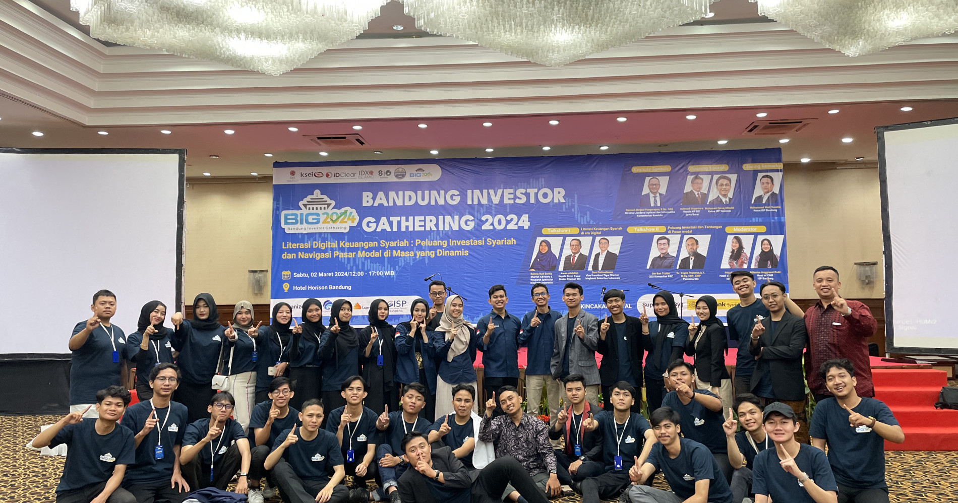 Faqihuddin (penulis) bersama Komunitas ISP Bandung di Bandung Investor Gathering 2024