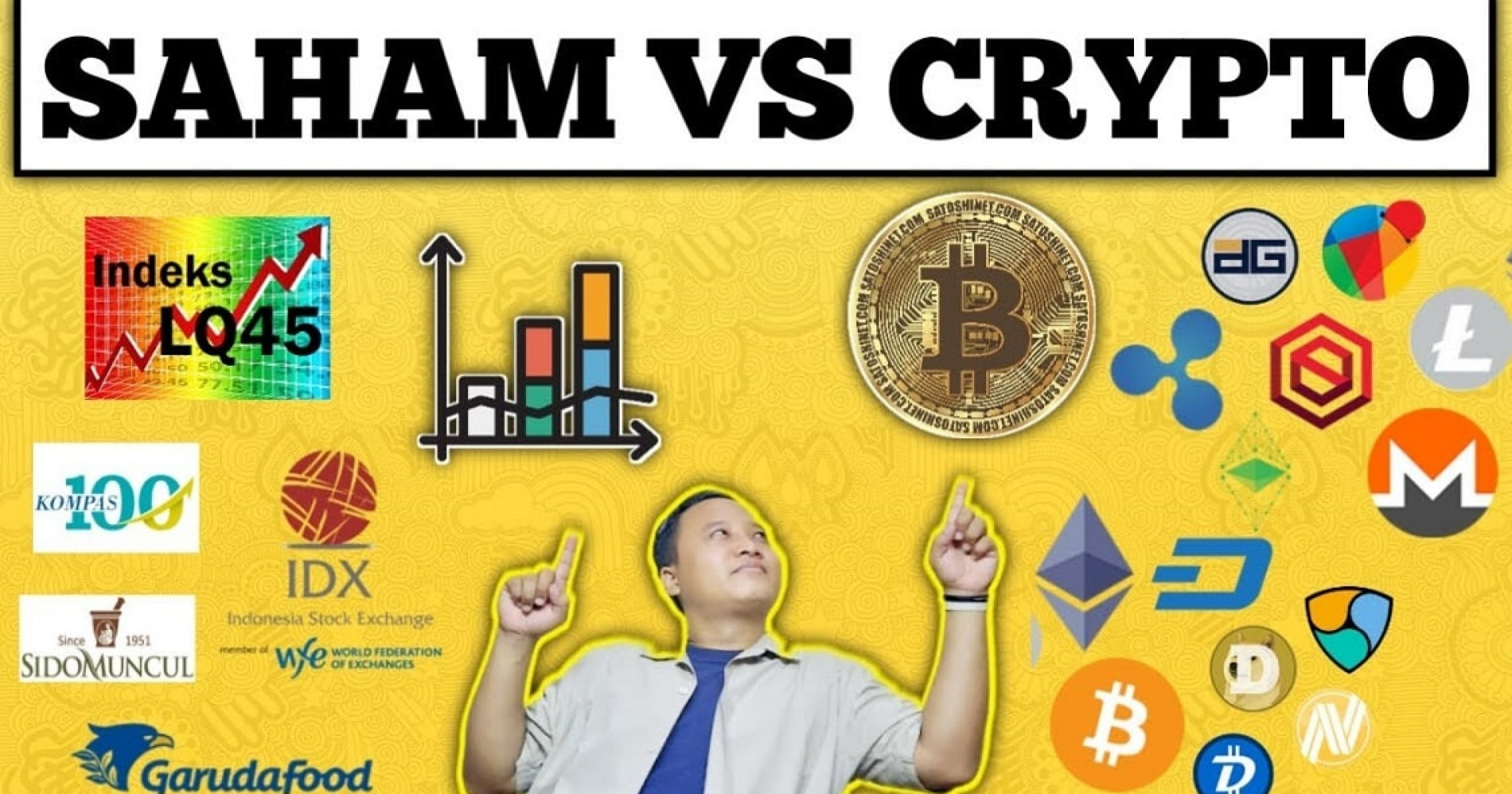 Saham vs Kripto (Sumber gambar: VCGamers)