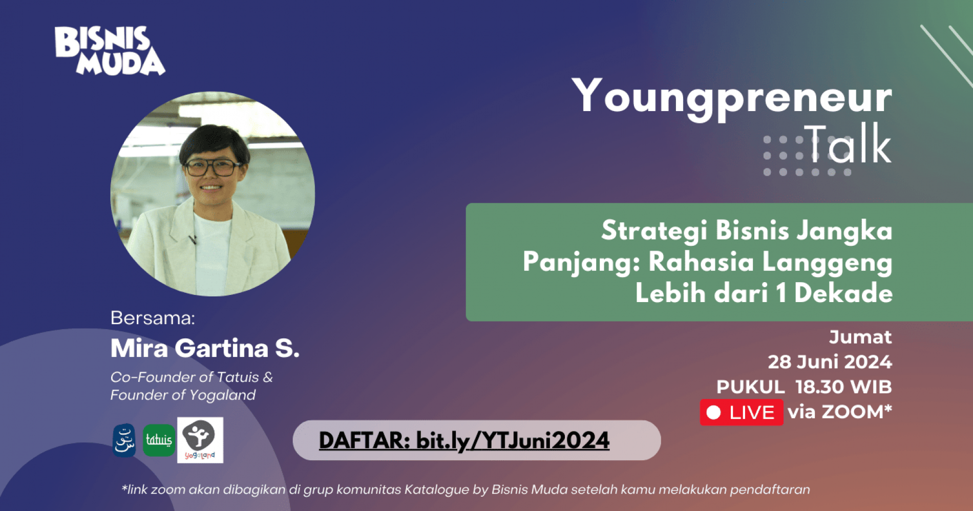 Youngpreneur Talk: Strategi Bisnis Jangka Panjang: Rahasia Langgeng Lebih dari 1 Dekade
