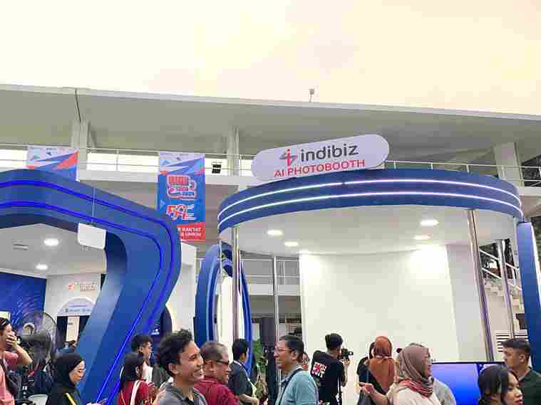 Pameran Indibiz Telkom (Sumber: Dokumen Pribadi)