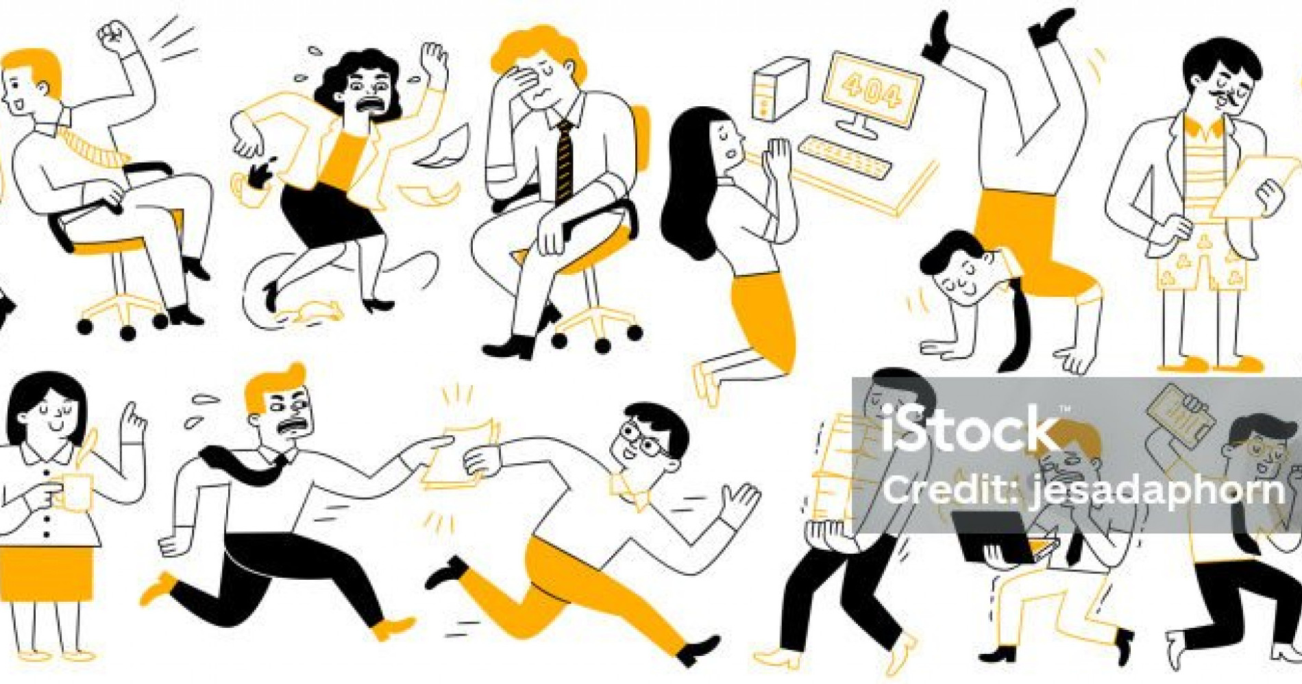 berbagai drama kantor yang terjadi (sumber gambar: istock)