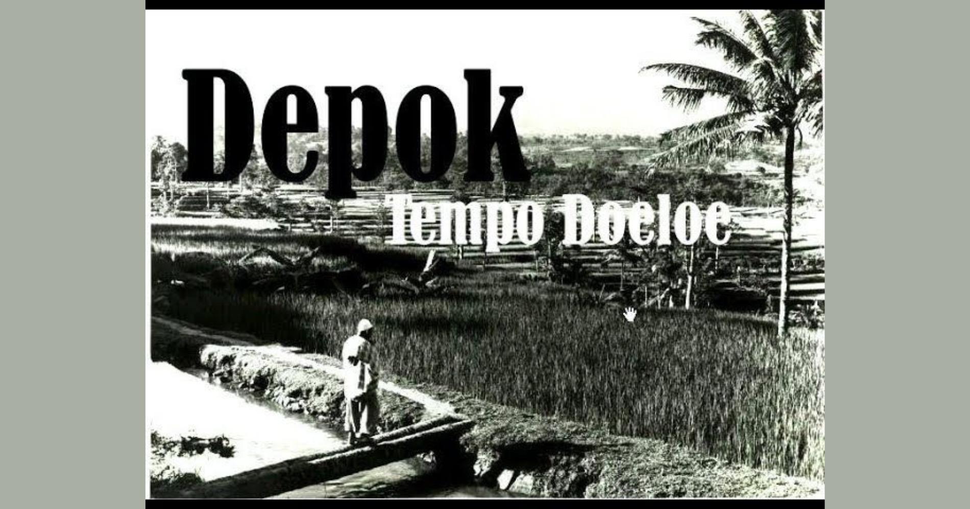 Ilustrasi Depok Tempo Dulu (Sumber gambar: Pinterest)