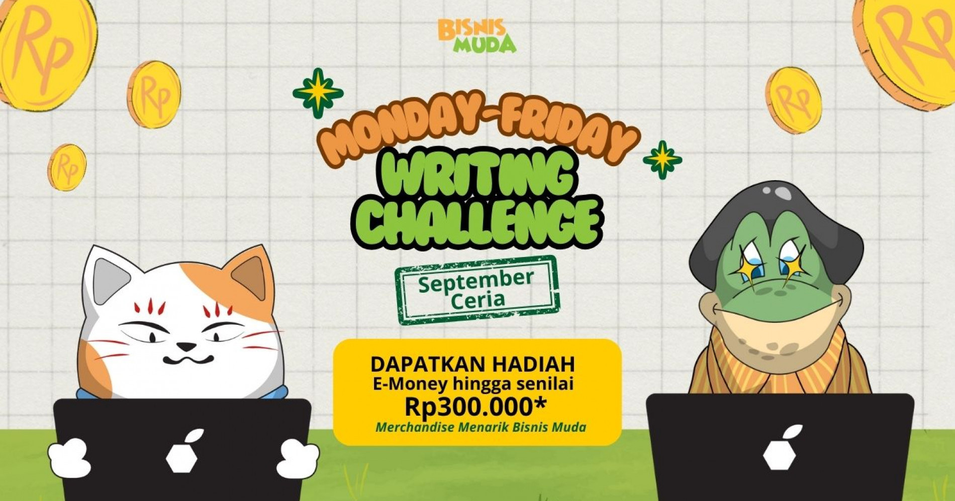 Yuk Ikutan Writing Challenge Bisnis Muda edisi Spetmeber Ceria