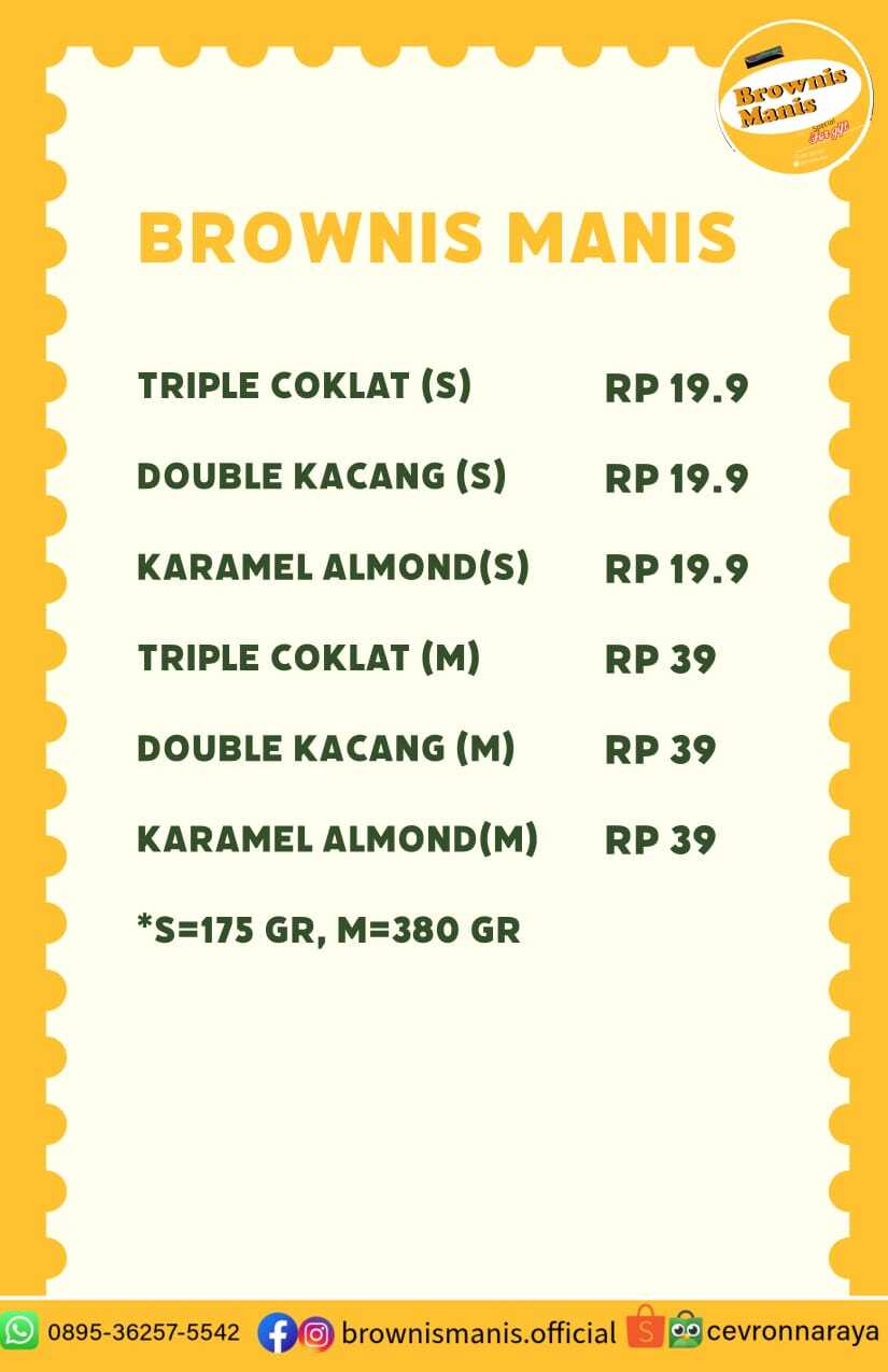 Harga Brownis