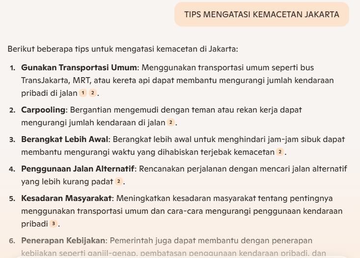 Contoh Tulisan Kemacetan Jakarta by Copilot AI