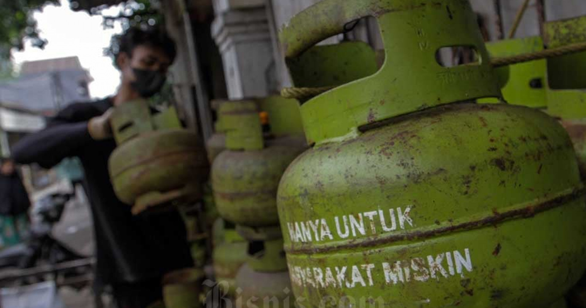 Kelangkaan gas LPG 3kg (Fanny K/Bisniscom)