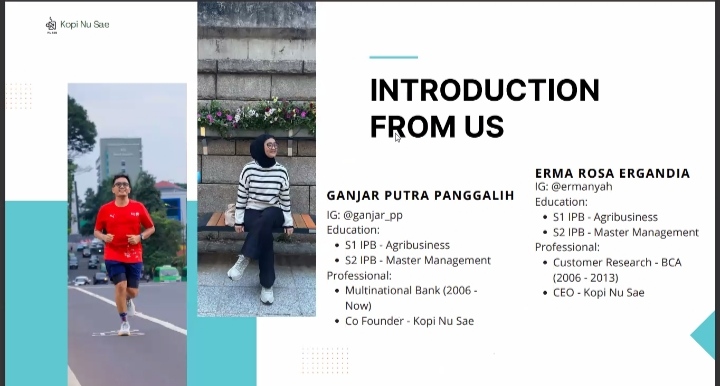 Profil founder kopi nu sae