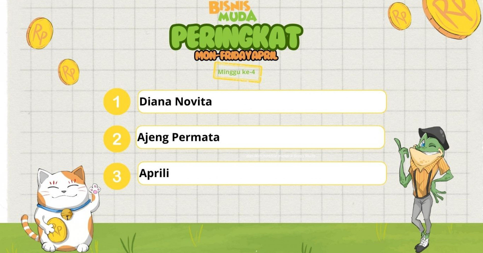 Pemenang Mon-Friday Challenge April (Dokumen Bisnis Muda) Pemenang Mon-Friday Challenge April (Dokumen Bisnis Muda)