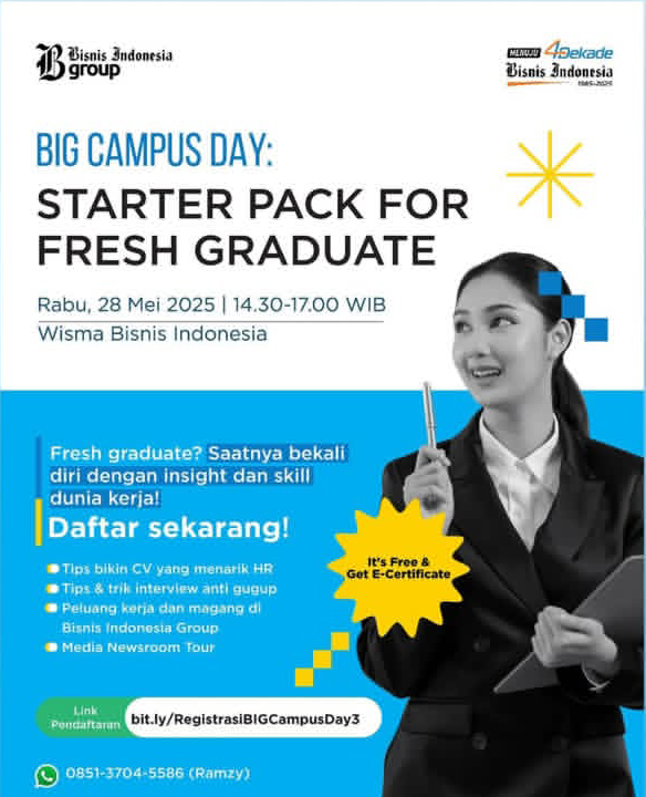 BIG Campus Day #3 STARTER PACK FOR FRESH GRADUATE BIG Campus Day #3 STARTER PACK FOR FRESH GRADUATE