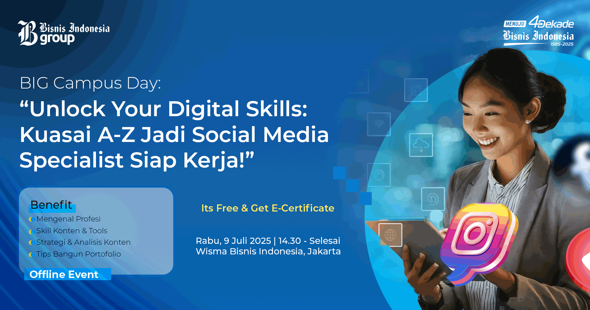 BIG Campus Day Bisnis Indonesia (Foto Dokumen Bisnis Indonesia) BIG Campus Day Bisnis Indonesia (Foto Dokumen Bisnis Indonesia)
