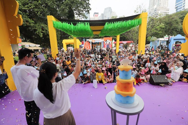 Keseruan hari kedua kumparanMOM Festival Hari Anak 2025. Foto: kumparan/Jamal Ramadhan.