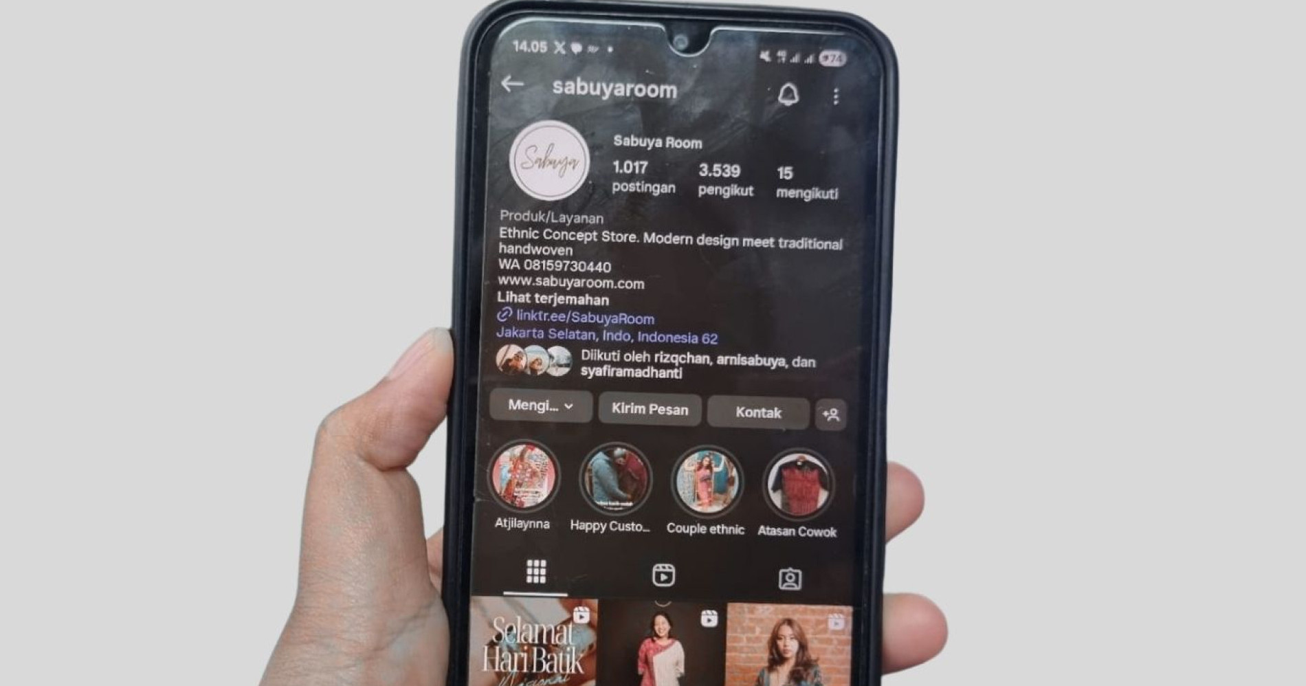 Strategi berbisnis di instagram ala Sabuya (Foto Bisnis Muda)
