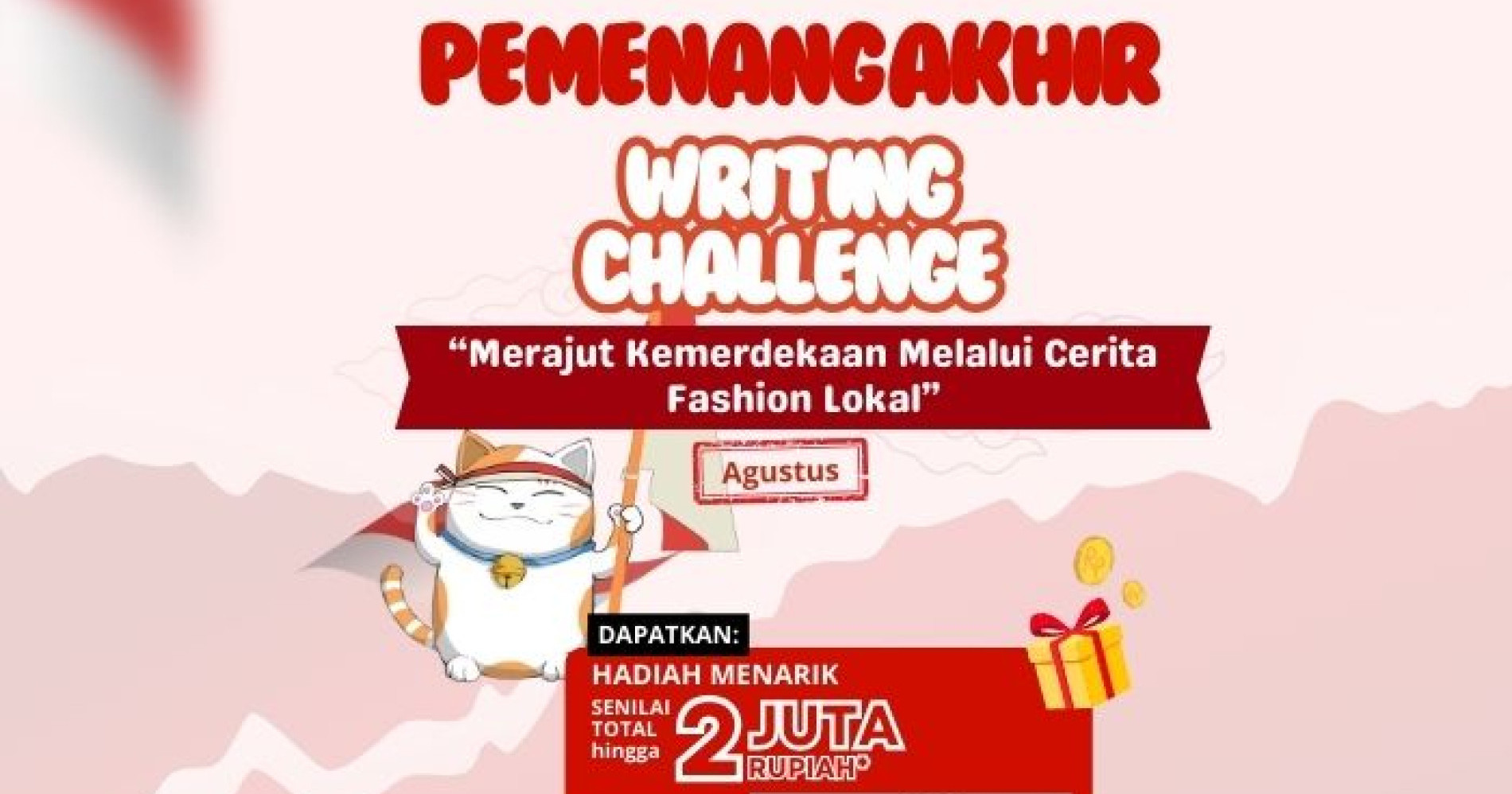 Peringkat Akhir Mon-Friday Challenge di Bulan Agustus (Dok Bisnis Muda) Peringkat Akhir Mon-Friday Challenge di Bulan Agustus (Dok Bisnis Muda)