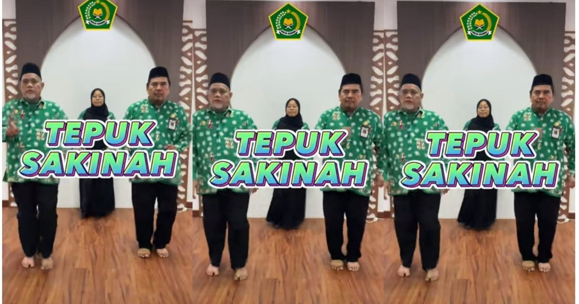 Tepuk Sakinah oleh KUA Menteng (Sumber foto: Tangkapan Layar Tiktok @kua_menteng)