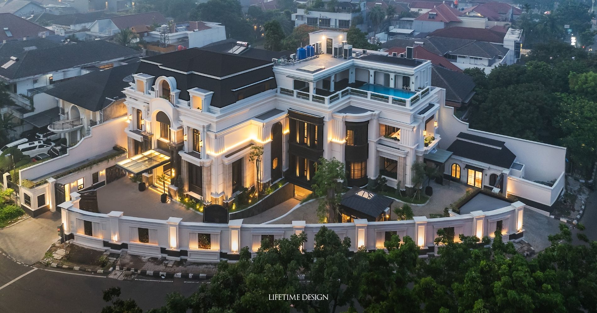 Aerial View The Circadian House (Dok. Lifetime Design)