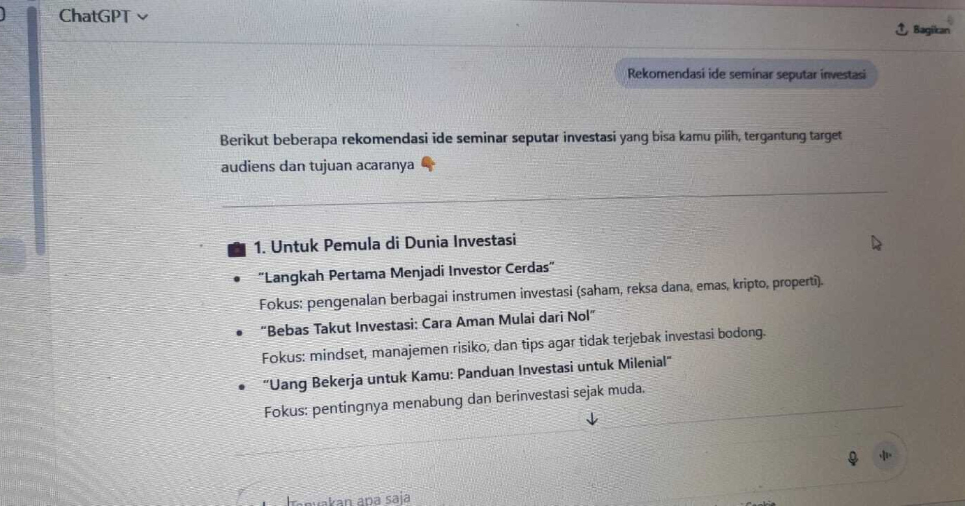 Dampak ChatGPT untuk SEO (Sumber gambar: Dokumen Pribadi)