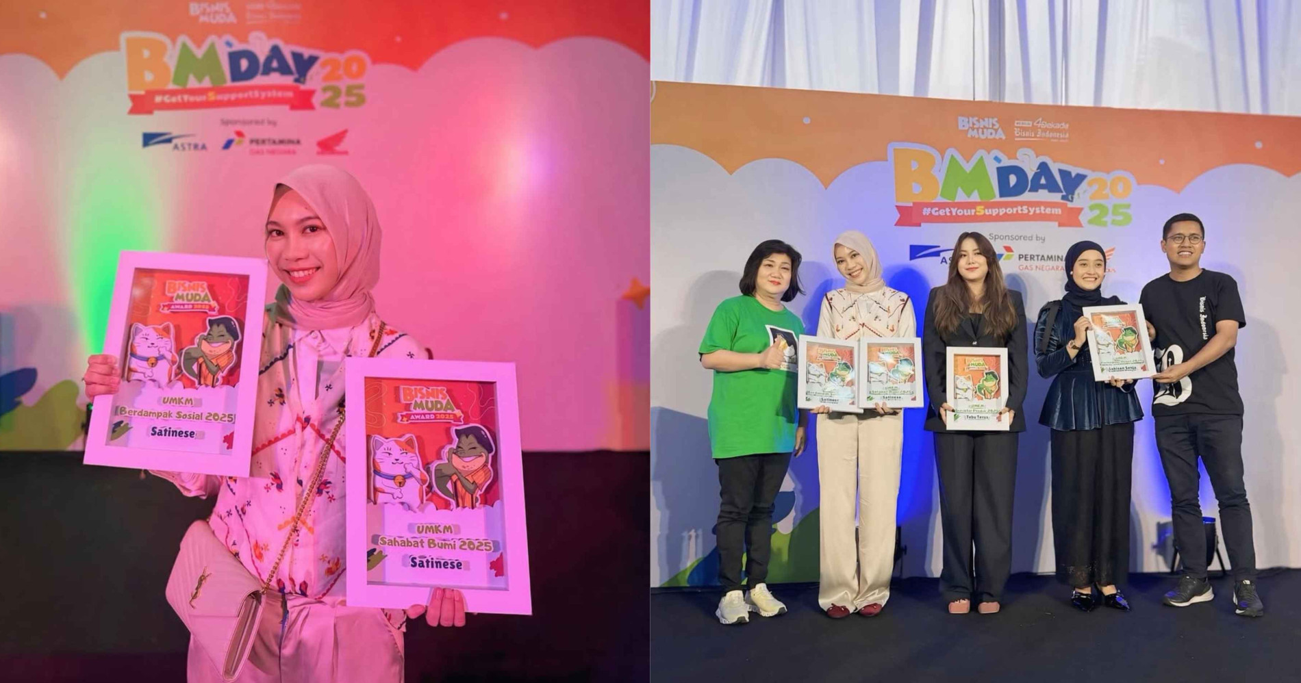 Anggi Desthiati, Founder Satinese dalam acara Bisnis Muda Day 2025 (Foto Instagram @satinese.id)