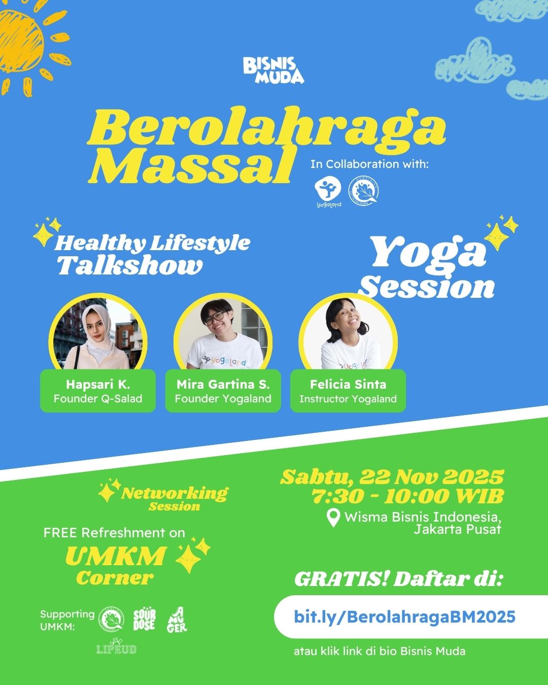 Berolahraga Massal BM in Collaboration with Yogaland & Quotidien Salad Berolahraga Massal BM in Collaboration with Yogaland & Quotidien Salad