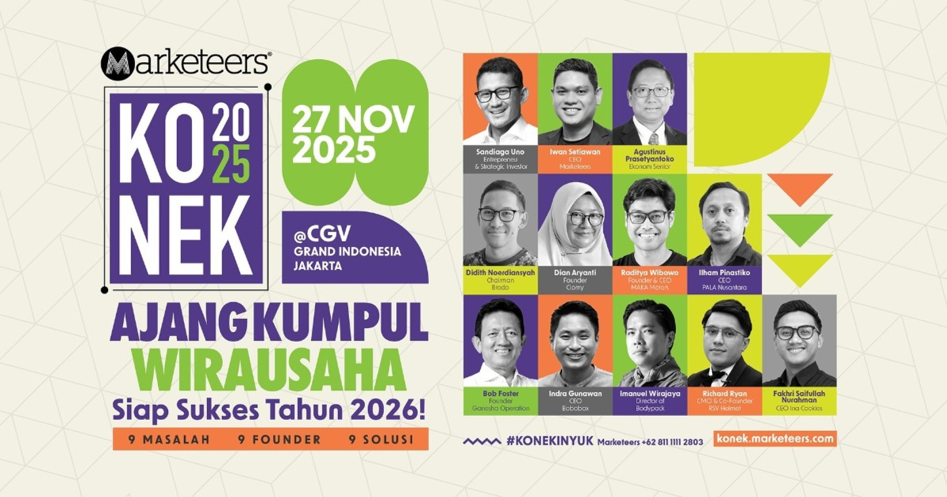 Marketeers KONEK 2025 Hadirkan Strategi Growth untuk Wirausaha