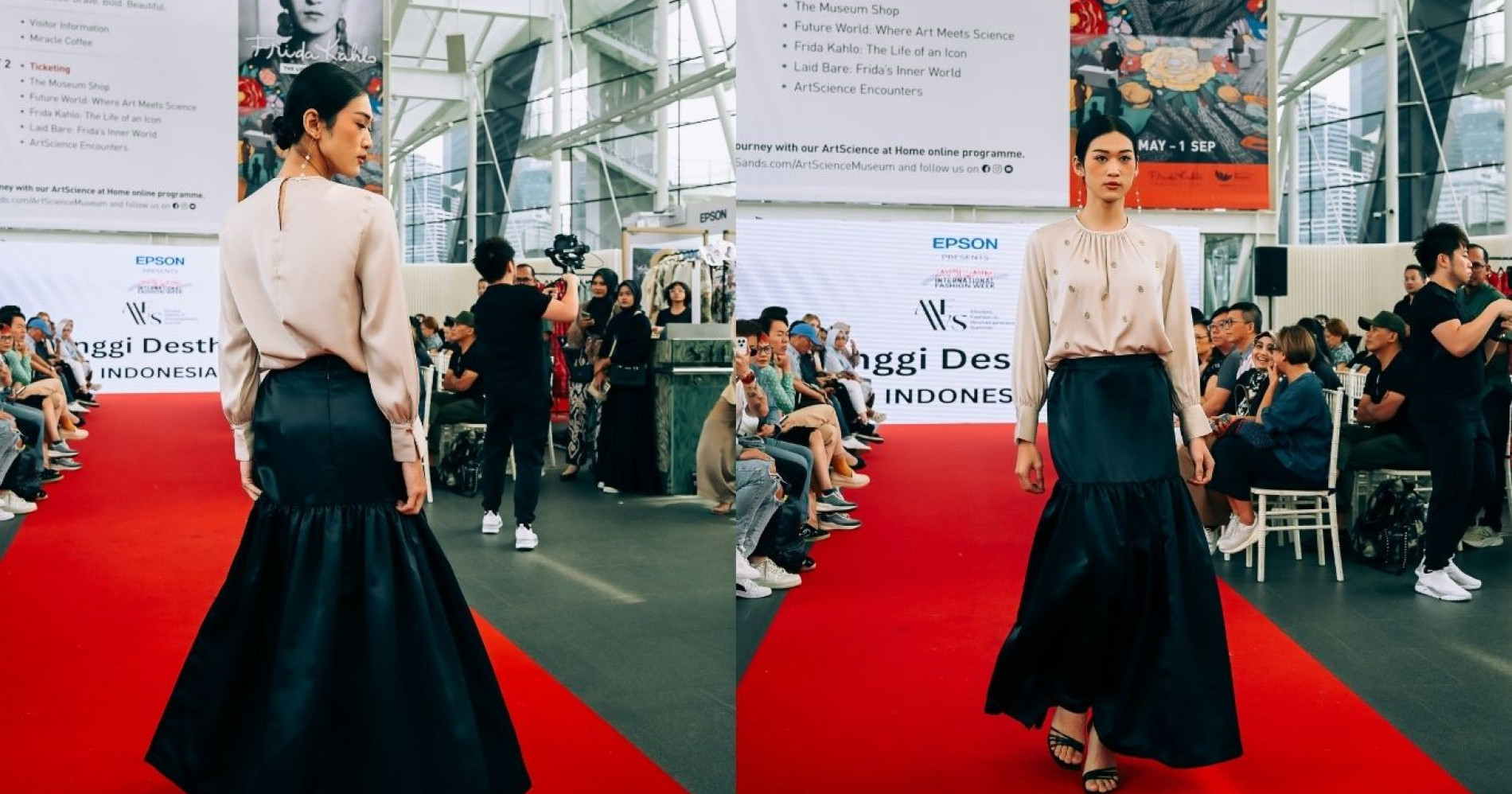 Satinese dalam acara ASEAN International Fashion Week (Foto Dok Satinese/Anggi Desthiati)