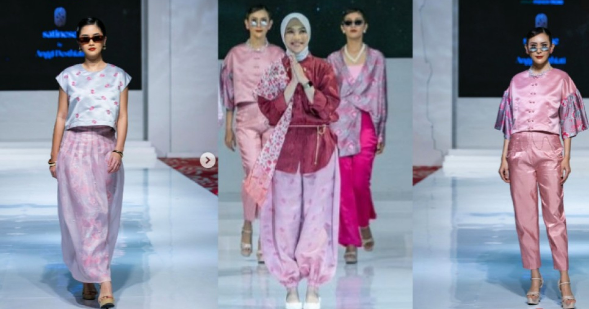 Memenangkan Hati Pelanggan dan mendulang cuan dari Fashion show Ala Satinese . Sumber gambar Instagram Satinese