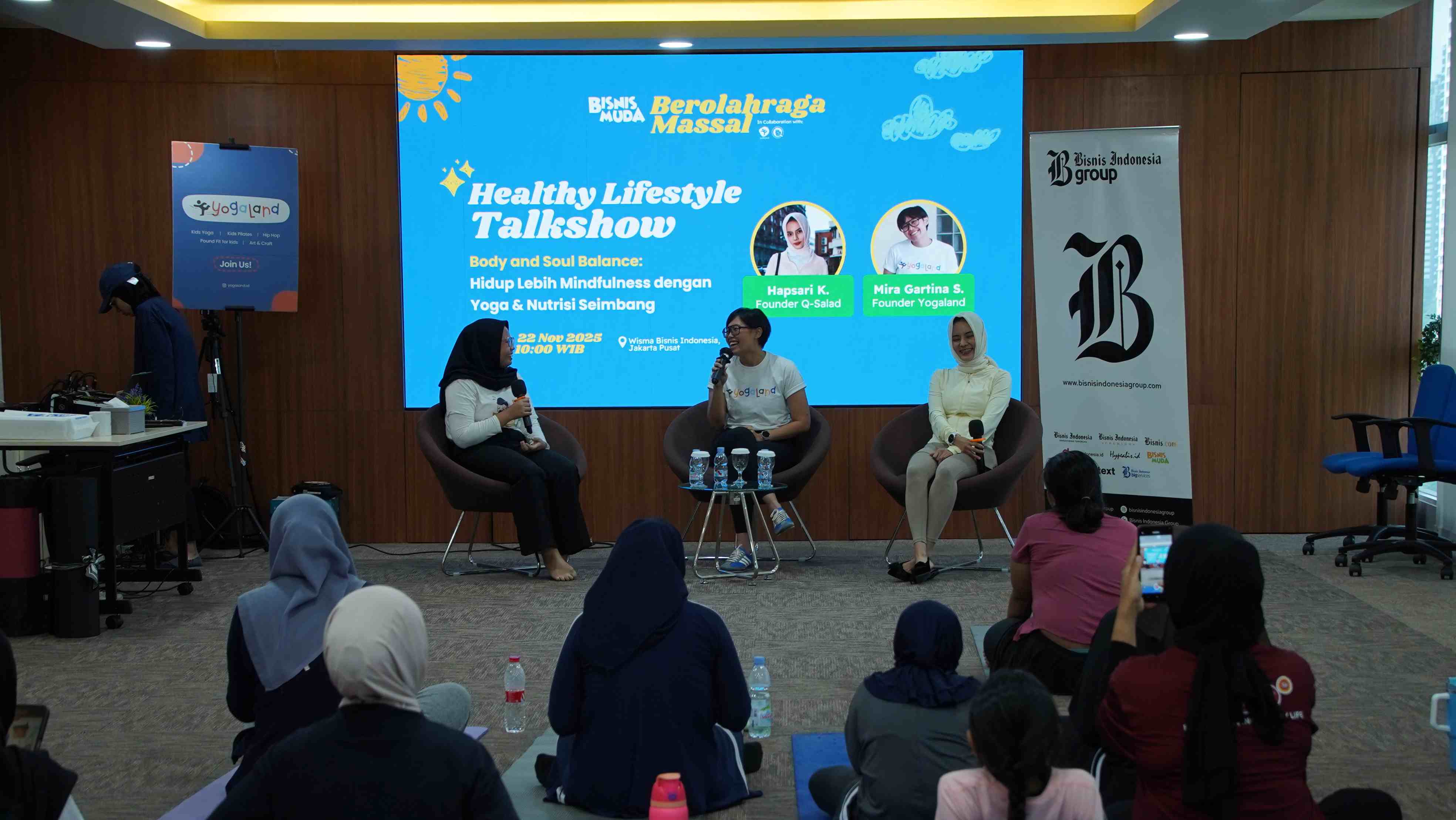 Healthy Talkshow Berolahraga Massal Bisnis Muda (Rangga/Bisnis Muda)