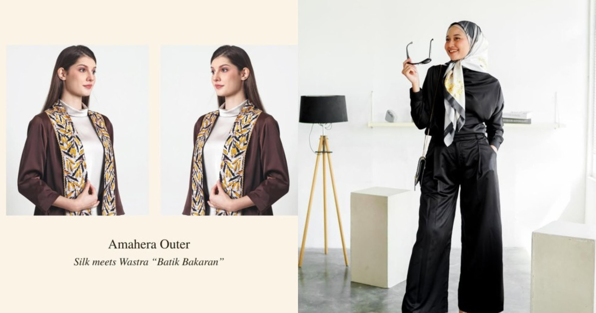 Rahasia memadukan aksesoris dengan kain wastra Nusantara [Instagram Satinese.id]