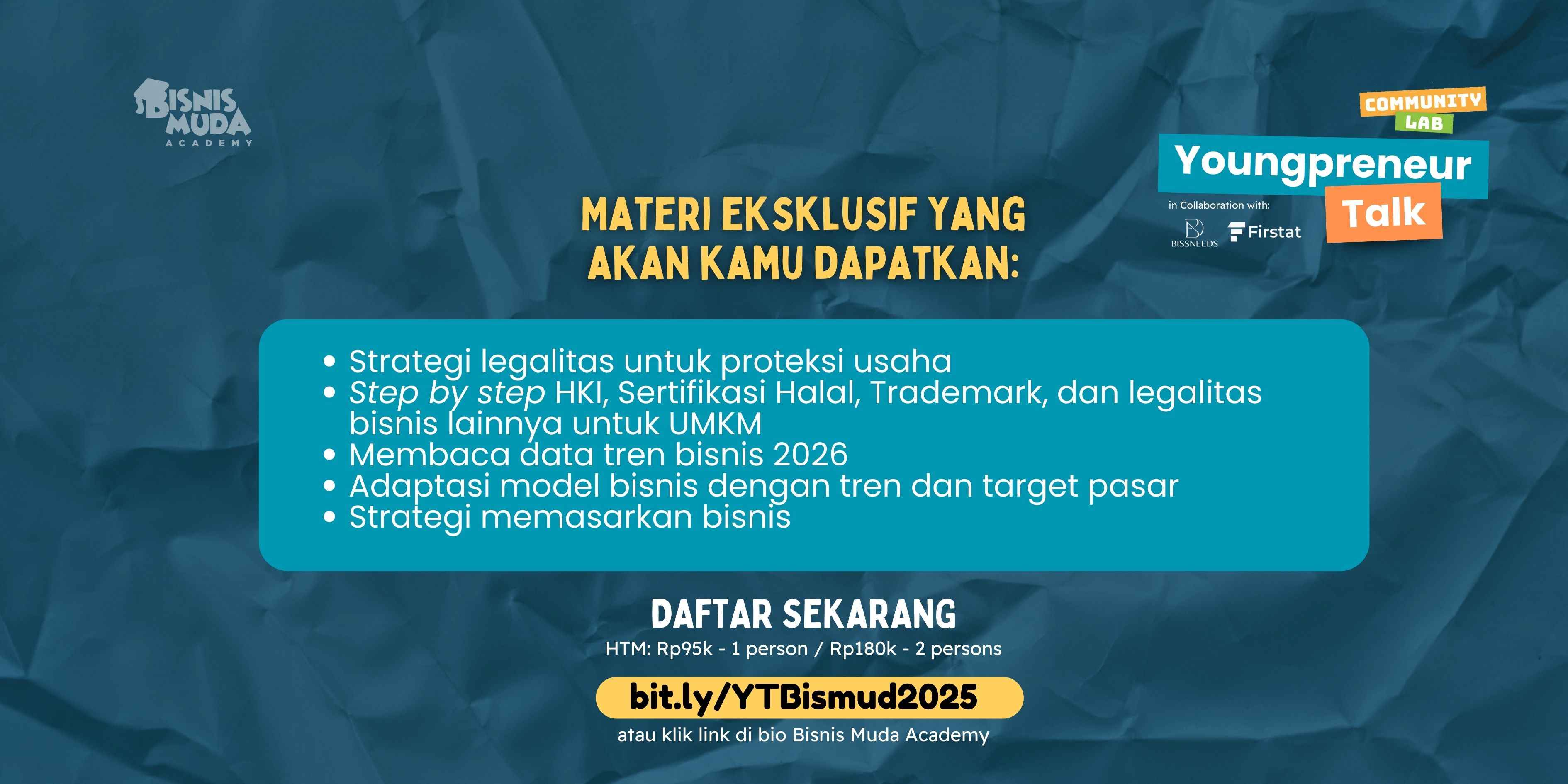 Youngpreneur Talk Bisnis Muda