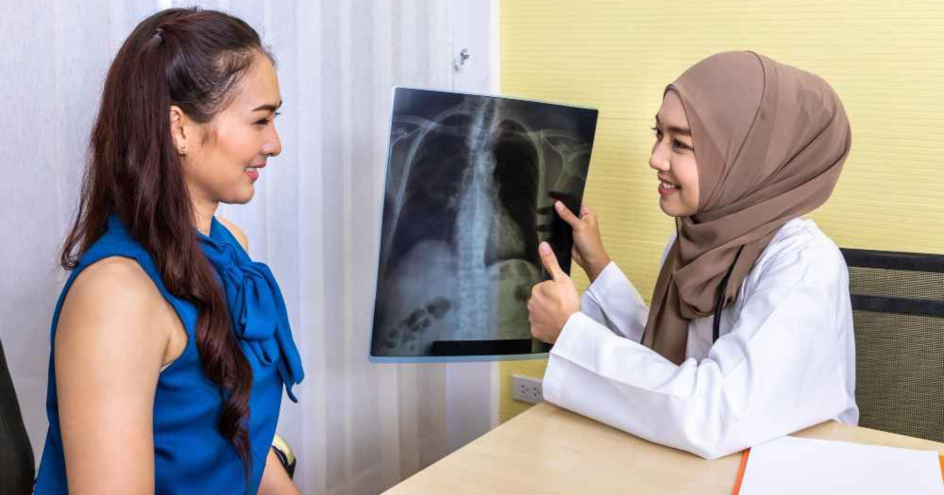 Ilustrasi Pemeriksaan Dasar TBC dengan Rontgen Paru (Foto Freepik.com)