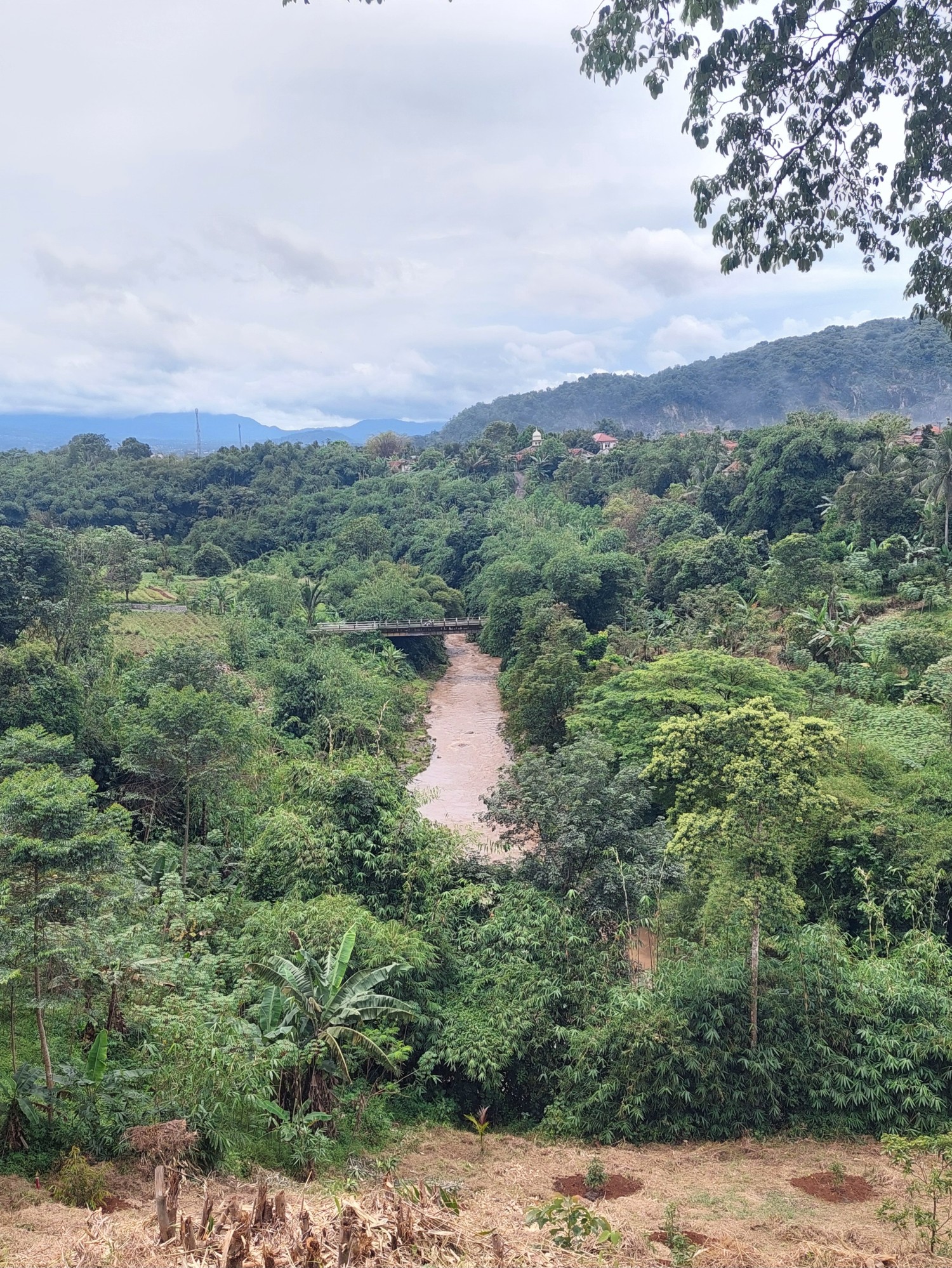 Kawasan yang diperkirakan menjadi titik Benteng Ciampea berdiri pada masa kolonial