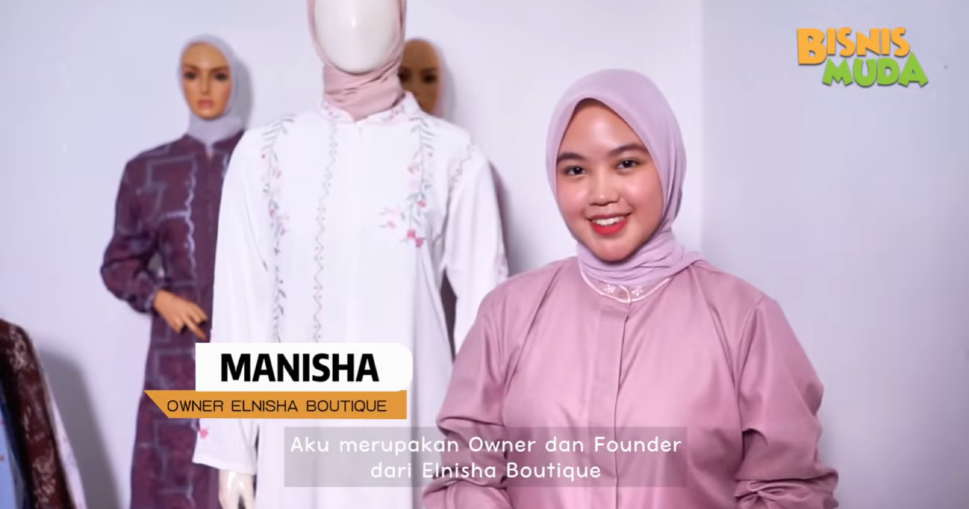 Screenshot Bahasan YouTube Elnisha Boutique: https://www.youtube.com/watch?v=ngx3vNm-gF8