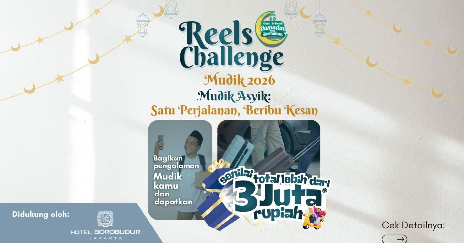 Ilustrasi Reels Challenge spesial mudik lebaran (Dok. Bisnis Muda)